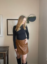 Load image into Gallery viewer, Lolita Vegan Leather Skirt
