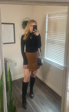 Load image into Gallery viewer, Lolita Vegan Leather Skirt
