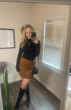 Load image into Gallery viewer, Lolita Vegan Leather Skirt

