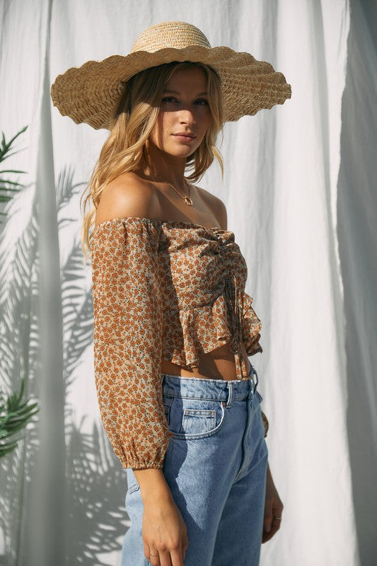 Golden Hour Floral Blouse