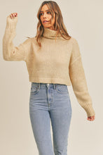 Load image into Gallery viewer, Knit Turtleneck - Taupe
