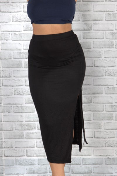 Nicoletta Ruched Skirt